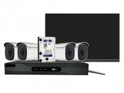 Kit vidéosurveillance 4 caméras