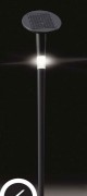 Lampadaire solaire LED design - Hauteur (m) : 3.2