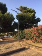 Lampadaire solaire poteaux classique