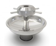 Lavabo collectif pour écoles maternelles - Lavabo fontaine circulaire jusqu'à 8 robinets 
