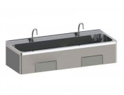 Lave-mains collectif à commande fémorale