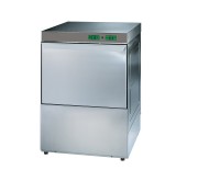 Lave-vaisselle professionnel à chargement frontal en inox - Panier 50x50 cm