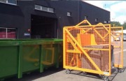 Lève conteneur pour benne amovible - Capacité 660 à 1100 L - Benne jusqu'à 20 m3 - Ht. 2,30 max.