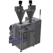 Ligne de remplissage automatique de sachet - 4 soudures - Jusqu’à 60 cycles/minute par piste - De 1 à 10 pistes 