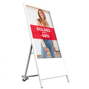 Chevalet numérique sur batterie