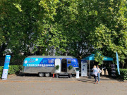 Location camion promotionnel mobile - Dimensions extérieures : L.7180 mm x l.2200 mm x H.3500 mm
