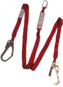 Longe double avec absorbeur d'énergie