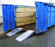 Rampe de chargement en aluminium largeur 400mm