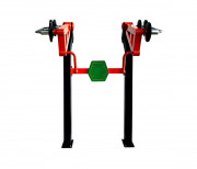 Machine de développé épaules pour extérieur - Poids utilisateur : 140 kg