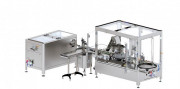 Machine pour le remplissage, vissage et étiquetage