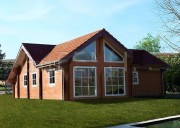 Maison en bois double madriers