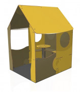 Maisonnette ou cabane pour aire de jeux - 1/12 ans - LxlxH : 1200mm X 1000mm X 1500mm