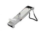 Mandoline professionnelle avec poussoir en inox