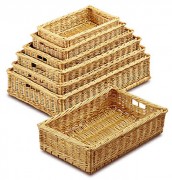 Manne de pâtissier en osier