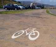 Marquage au sol d'indication en thermoplastique