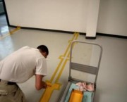 Marquage peinture de sol industriel