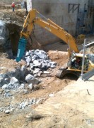 Marteau brise roche hydraulique pour pelle chantier 40/55 tonnes - Marteau travaux publics à graissage automatique