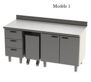 Meuble bas L 1800 mm