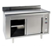 Armoire chauffe plat en inox 2000W - Longueur de 1400 à 2000 mm 