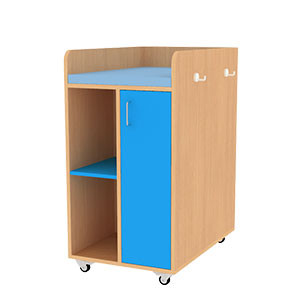 Meuble de change crèche - L 552 x H 1050 x P 800 mm