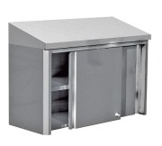 Meuble mural de rangement en inox