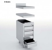 Meuble neutre avec tiroirs