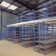 Mezzanine sur rayonnage industrielle