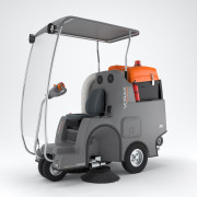 Mini-balayeuse de voirie