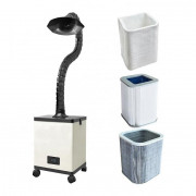 Mini Extracteur mobile de fumées de soudure avec 3 couches de filtres