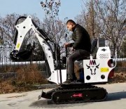 Mini pelle rotation tourelle 360°