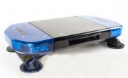 Mini rampe led avec sirène et HP 100W intégrés - Alimentation : 12 V CC
