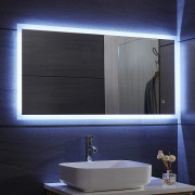 Miroir de salle de bain lumineux led  - Dimensions (L/l): env. 120x60 cm