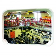 Miroir de surveillance extérieur - Visibilité 9 à 30 m - Vision 90° - Format rond ou rectangulaire