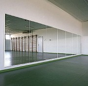 Miroir fixe salle de sport - Dimensions : 200 x 100 x 2.5 cm