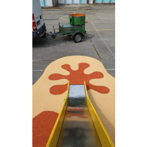 Mise en œuvre de sol de sécurité pour aire de jeux