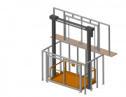 Monte-charge à 2 colonnes - Capacité 1500 kg