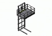 Monte charge hydraulique 2T