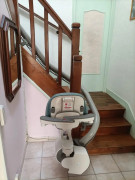 Monte escalier courbe