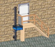 Monte matériaux 150 kg et 250 kg