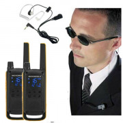 Motorola TLKR T82 Extreme + 2 Kits Bodyguards - Talkie Walkie sans Licence
