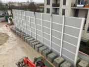 Mur anti bruit démontable pour chantier