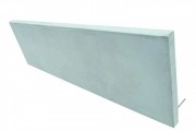 Muret en béton avec acier sortant - Matière : Béton - Dimensions (L x  l x H ) : de 20 x 13 x 40 à 50 x 43 x 100 cm  - Terrassement pour assise hors gel
