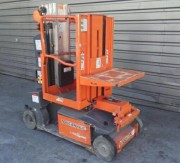 Nacelle électrique à mât vertical occasion - Ht. de travail 6 m