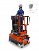 Nacelle élévatrice compacte pour travaux en hauteur - Capacité de charge : 200 kg - Hauteur de travail : 7,6 m