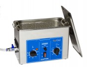 Nettoyeur ultrason à isolation phonique - Cuve en inox, minuterie 1-60 min., robinet de vidange