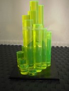 Oeuvre plexiglas fluo