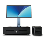 Pack caisse enregistreuse tactile 15,6" avec imprimante thermique de ticket