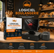 Pack caisse tactile pour boulangerie - Taille de l'afficheur client : 10″ - Nombre d'équipements : 5 - Modèles de caisse : 4