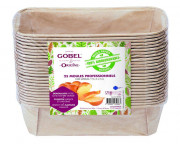 Moules cake - Pack de 25(Lot de 6) - 19 x 8 x 15.5 cm