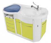 Table à langer avec baignoire - 1350 x 670 x 900 mm